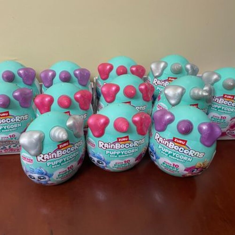Rainbocorns Puppycorn Bow Surprise Lot of 12 Brand New
